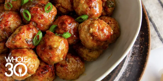 Egg Roll Meatballs