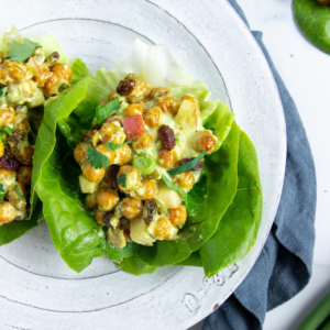 Plant-Based Whole30 Curried Chickpea Salad
