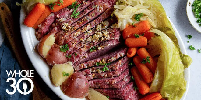 Whole30 Corned Beef and Cabbage