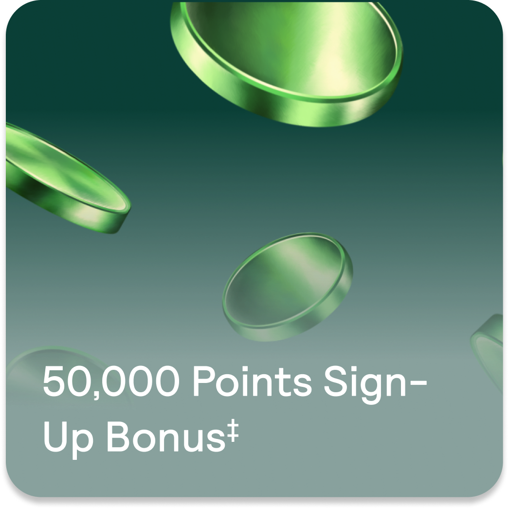 50000 points sign-up bonus