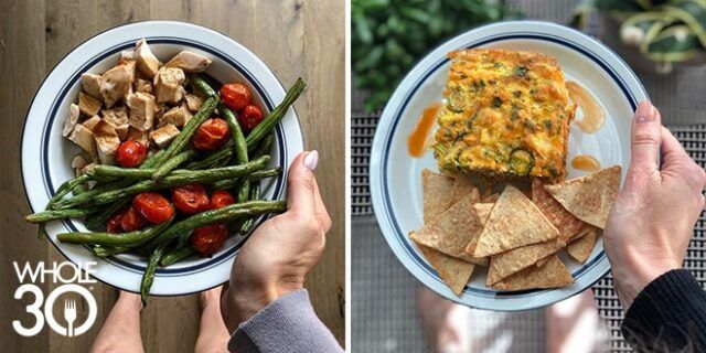 How Melissa Urban Eats - plate of Whole30 and Food Freedom foods