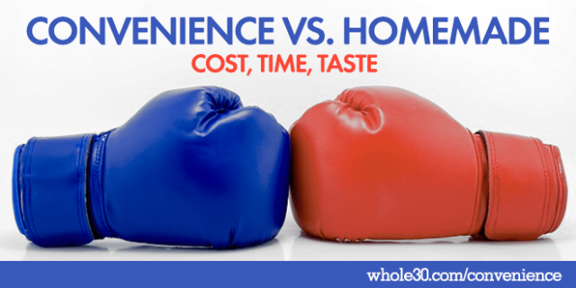 Convenience vs. Homemade
