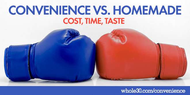 Convenience vs. Homemade