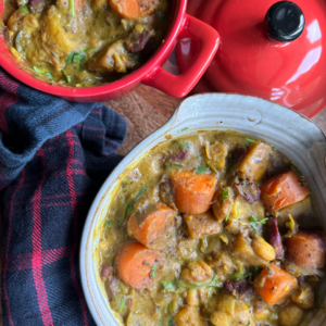 Plant-Based Bean and Lentil Curry