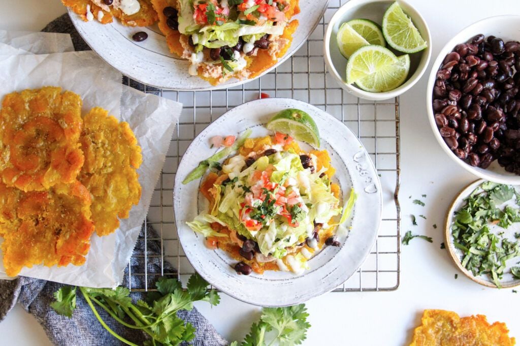 Plant Based Tostone Tostadas