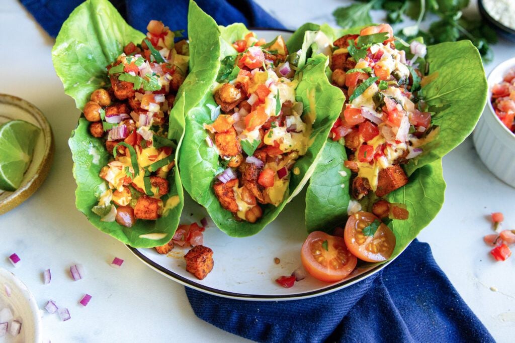 Sweet Potato Chickpea Tacos