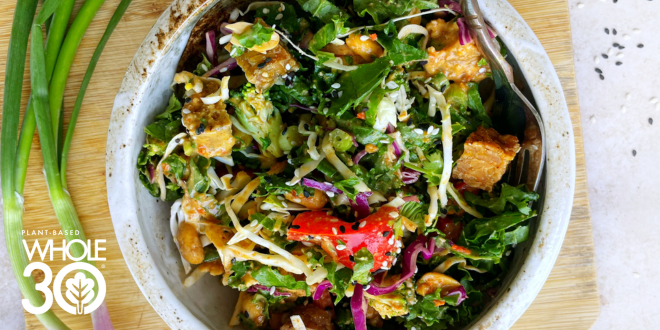 Thai Kale Salad with Crispy Tempeh - The Whole30® Program