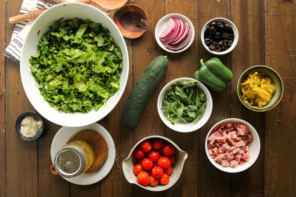 Classic Chopped Salad - Whole30, Grain-Free + Gluten-Free