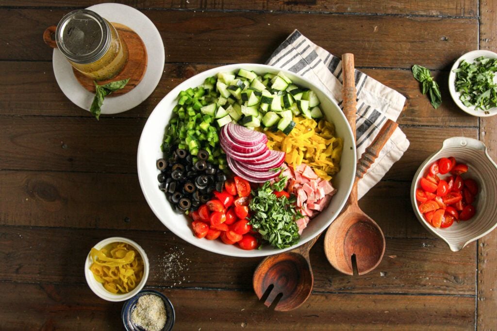 Classic Chopped Salad - Whole30, Grain-Free + Gluten-Free