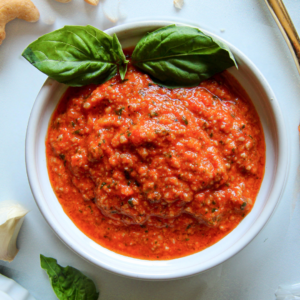 Whole30 Roasted Red Pepper Pesto