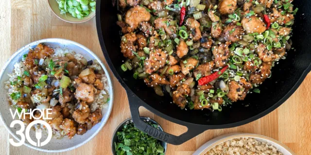 Asian-Inspired Crispy Chicken Stir Fry