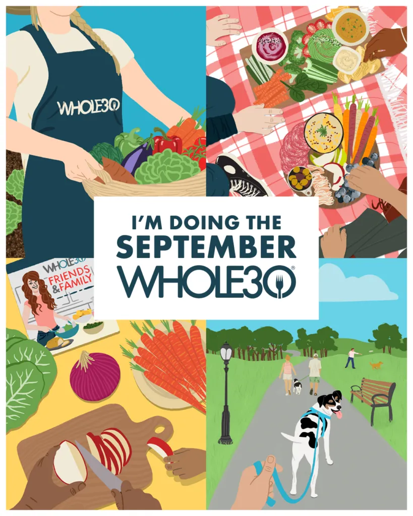 I'm Doing the September Whole30 Instagram Graphic 
