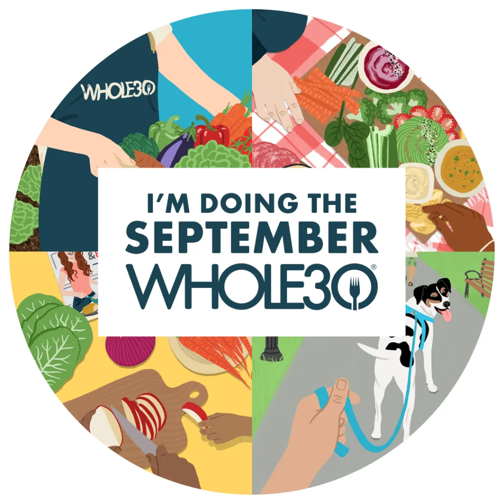 I'm Doing the September Whole30 Profile Graphic 