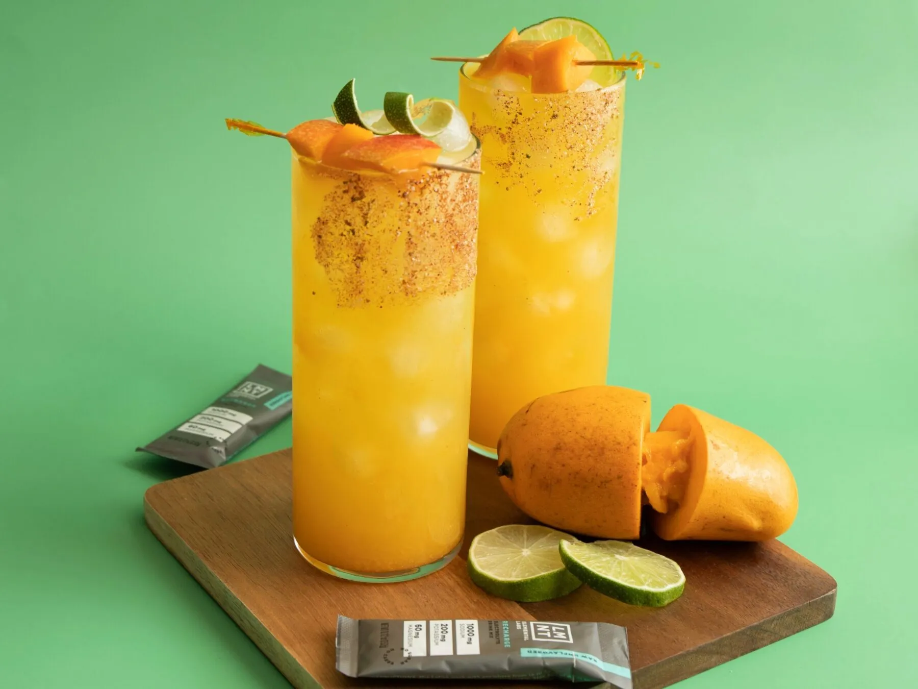 LMNT Mango-Chili-Lime Mocktail