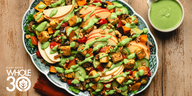 Roasted Vegetable and Tofu Salad for Healthy Eating - The Whole30® Program