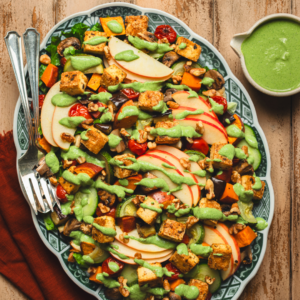 Roasted Vegetable and Tofu Salad