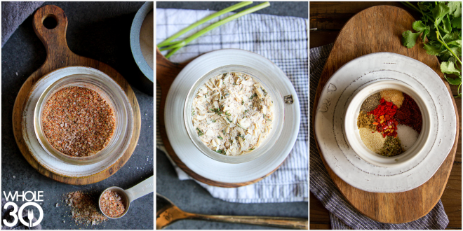 5 DIY Whole30 Seasonings for Home Chefs