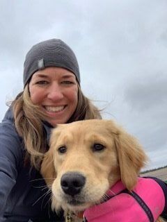 Polly S photo|Polly's selfie with her golden retriever