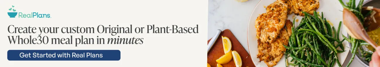 Create your own meal plan.
