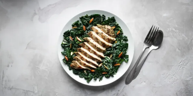 Kale Chicken Caesar