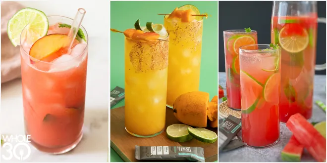 Whole30 LMNT Mocktails Blog Hero