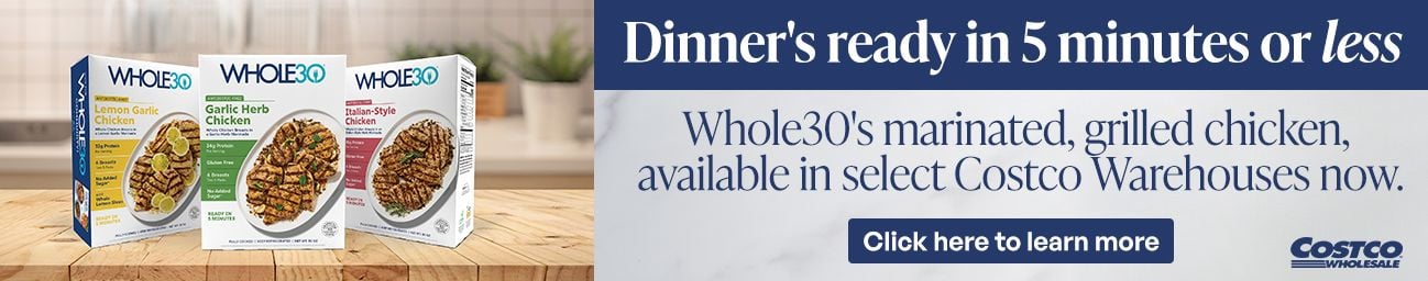 Dinner's ready in 5 minutes or less