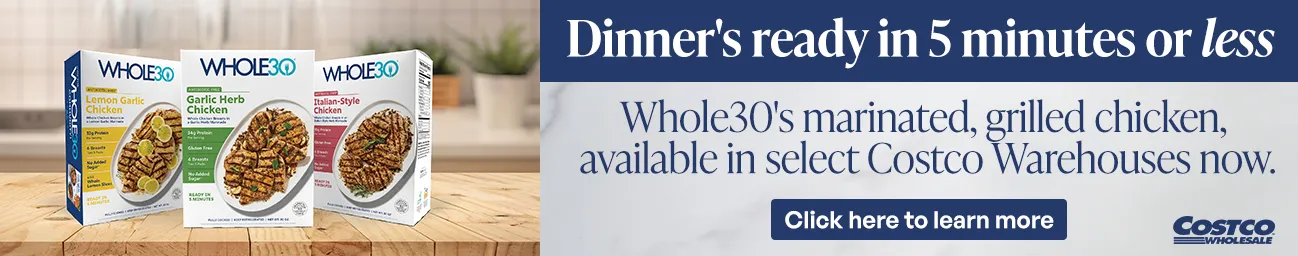 Dinner's ready in 5 minutes or less