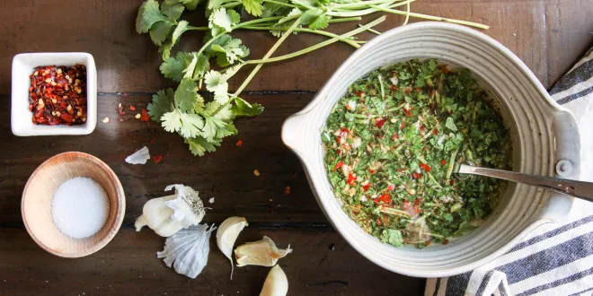 Whole30 Chimichurri Sauce