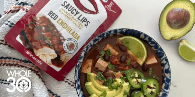 Plant-Based Enchilada Soup Blog Hero