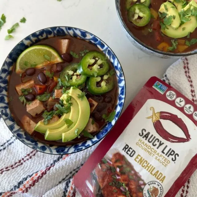 Plant-Based Enchilada Soup Square