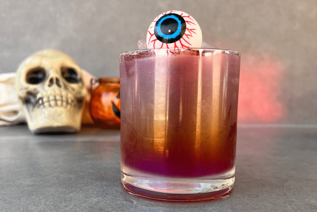 Berry Spooky Cherry Basil Mocktail Blog Image