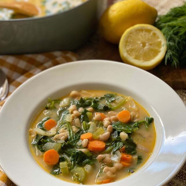 Lemon Dill Bean Soup Square