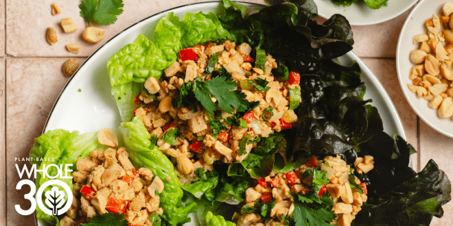 Crunchy Peanut Tempeh Lettuce Cups - The Whole30® Program