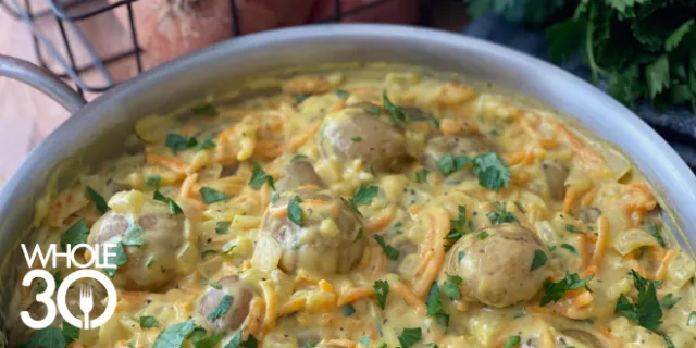 Whole30 Creamy Baby Potatoes Blog Hero