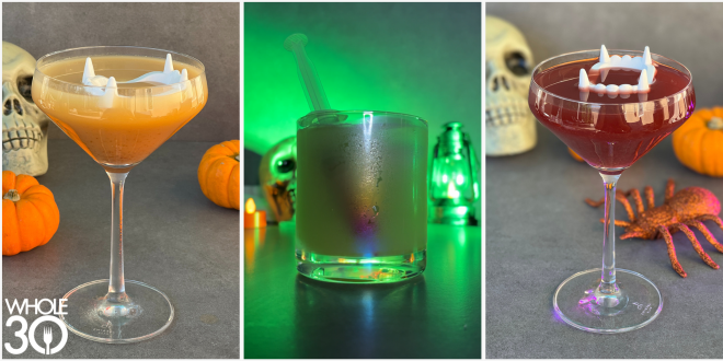 Whole30 Halloween Mocktails - Round up Hero