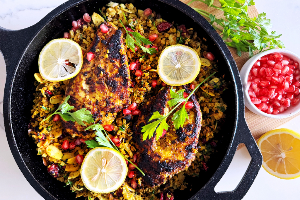 Sumac and Lemon Chicken Skillet Blog Image