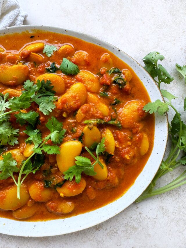 Plant-Based Whole30 Butter Bean Curry