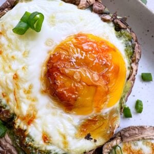 Herbed Portobello Baked Egg