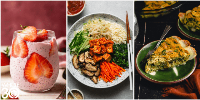 Plant-Based Whole30 tofu recipes