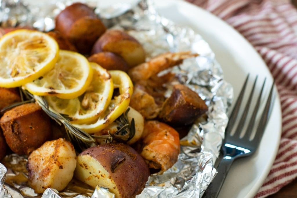 Simple Seafood Bake 