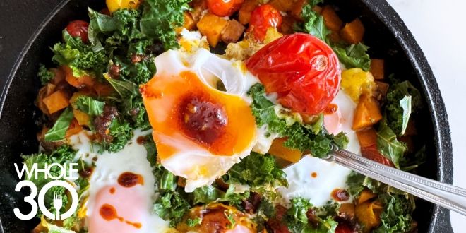Masala Sweet Potato Hash and Egg - The Whole30® Program