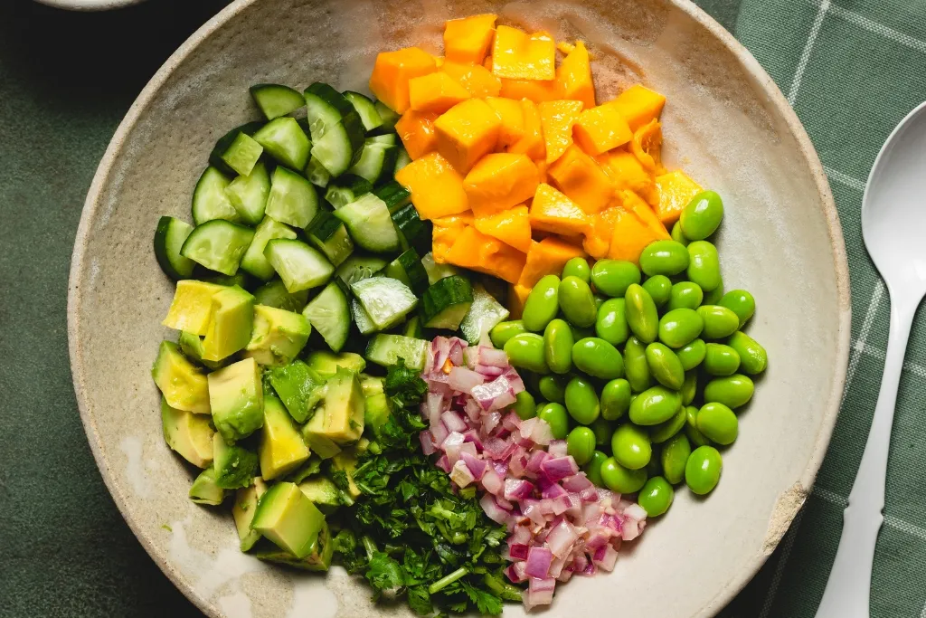 Edamame Mango Salad