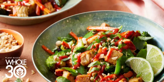 Thai Tempeh and Veggie Bowls from The New Whole30