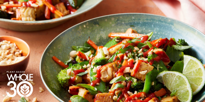 Thai Tempeh and Veggie Bowls from The New Whole30