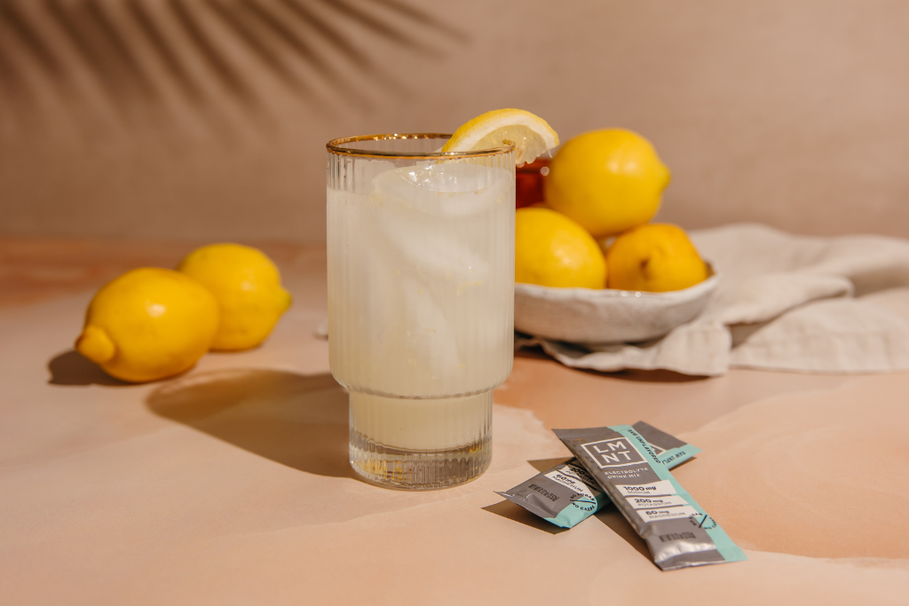 Whole30 Lemon Ginger Fizz Blog Image