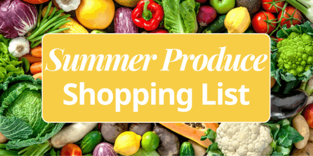 Whole30 guide to summer fruits and vegetables