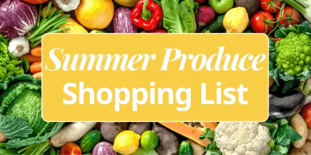 Whole30 guide to summer fruits and vegetables