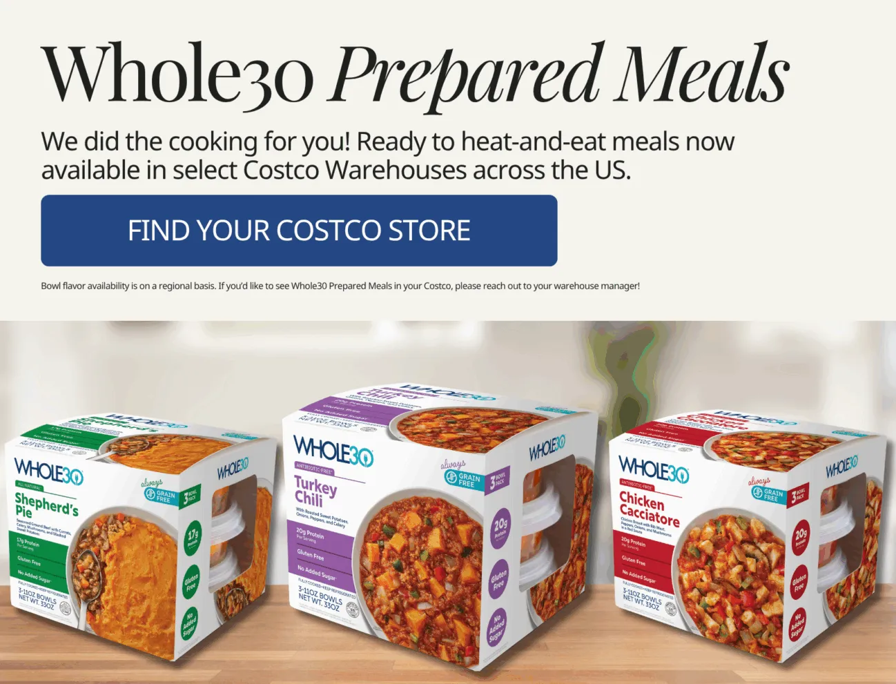 Whole30 Prepared Meals