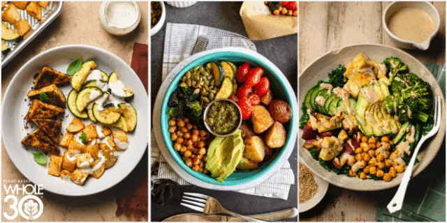 Plant-Based Whole30 Sheet Pan Round up Hero
