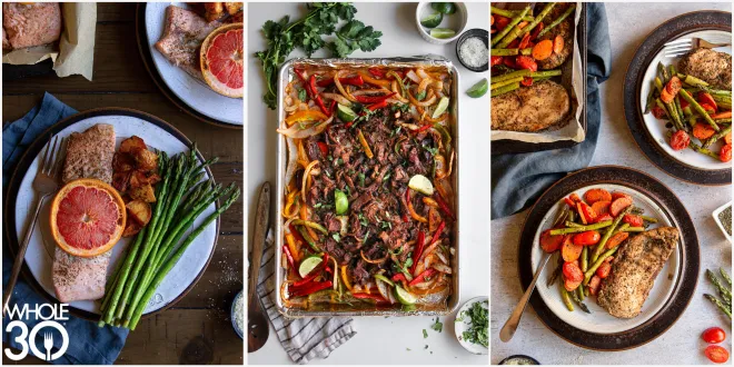 Whole30 Sheet Pan Round up Hero